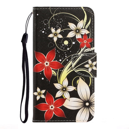 For Xiaomi Redmi 9A 3D Colored Drawing Horizontal Flip PU Leather Case with Holder & Card Slots & Wallet(Red Flower) - Xiaomi Cases by PMC Jewellery | Online Shopping South Africa | PMC Jewellery