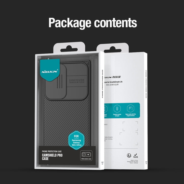 For Samsung Galaxy S24 Ultra 5G NILLKIN CamShield Pro Magnetic Magsafe Phone Case(Black) - Galaxy S24 Ultra 5G Cases by NILLKIN | Online Shopping South Africa | PMC TechLife | Buy Now Pay Later Mobicred