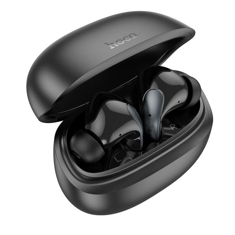 hoco EQ5 True Wireless ANC+ENC Dual Noise Reduction Bluetooth Earphone(Black) - Bluetooth Earphone by hoco | Online Shopping South Africa | PMC Jewellery | Buy Now Pay Later Mobicred