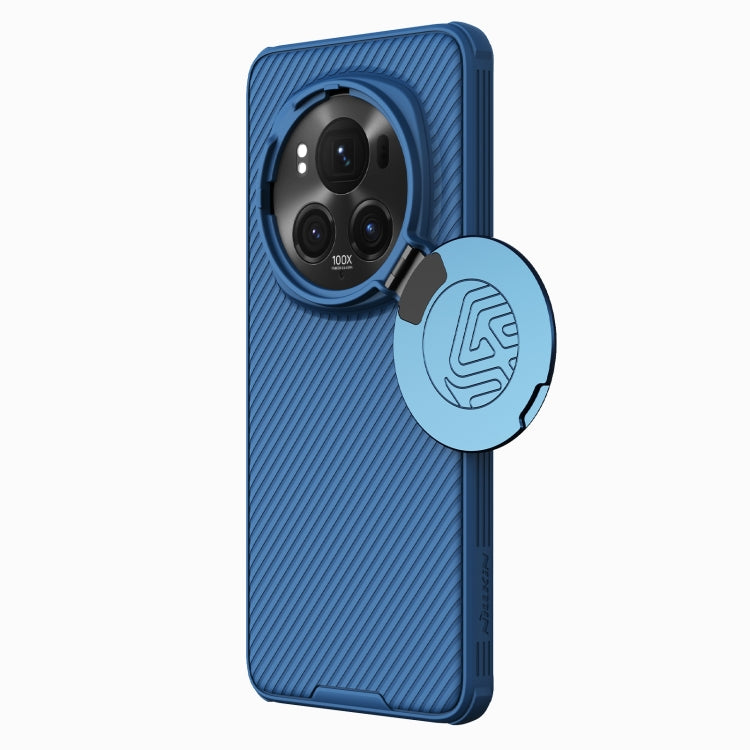 For Honor Magic6 Pro NILLKIN CamShield Prop CD Texture Mirror Phone Case(Blue) - Honor Cases by NILLKIN | Online Shopping South Africa | PMC Jewellery