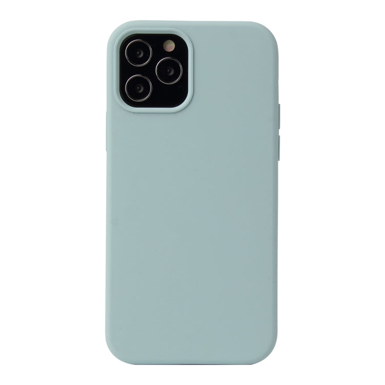 For iPhone 12 / 12 Pro Solid Color Liquid Silicone Shockproof Protective Case(Emerald Green) - free shipping - PMC TechLife - Order now!