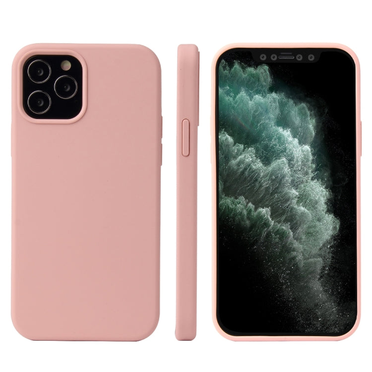 For iPhone 12 / 12 Pro Solid Color Liquid Silicone Shockproof Protective Case(Midnight Blue) - free shipping - PMC TechLife - Order now!