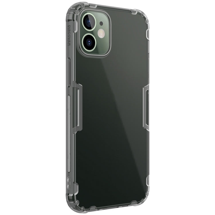 For iPhone 12 mini NILLKIN Nature TPU Transparent Soft Protective Case(Gray) - iPhone 12 mini Cases by NILLKIN | Online Shopping South Africa | PMC Jewellery