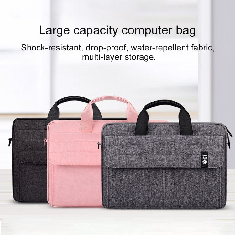 ST08 Handheld Briefcase Carrying Storage Bag without Shoulder Strap for 13.3 inch Laptop(Grey) - 13.3 inch by PMC TechLife | Online Shopping South Africa | PMC TechLife | Buy Now Pay Later Mobicred