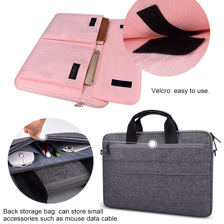 ST08 Handheld Briefcase Carrying Storage Bag without Shoulder Strap for 13.3 inch Laptop(Grey) - 13.3 inch by PMC TechLife | Online Shopping South Africa | PMC TechLife | Buy Now Pay Later Mobicred