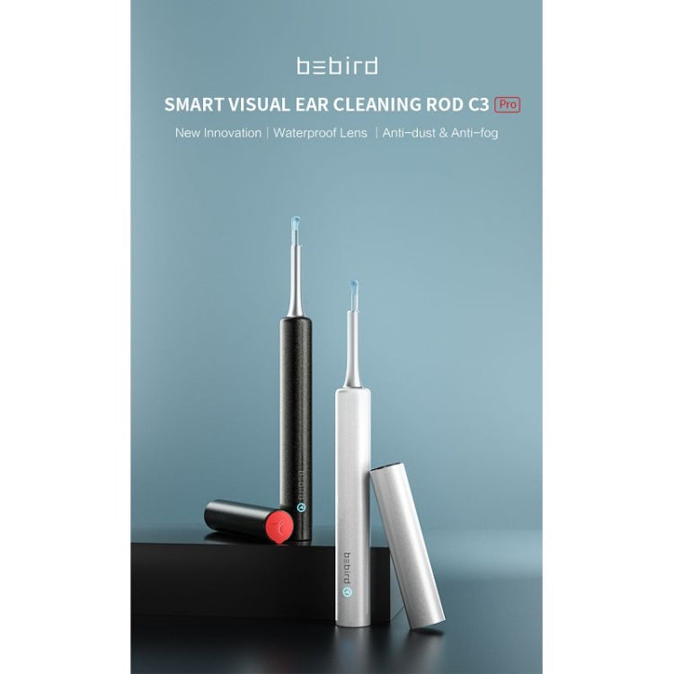 Bebird C3 Pro 2.4G 3.5mm Wireless Wifi High-definition Visual Ear Spoon 3 Million Pixels Out Ear Visual Ear Spoon(White) - free shipping - PMC TechLife - Order now!