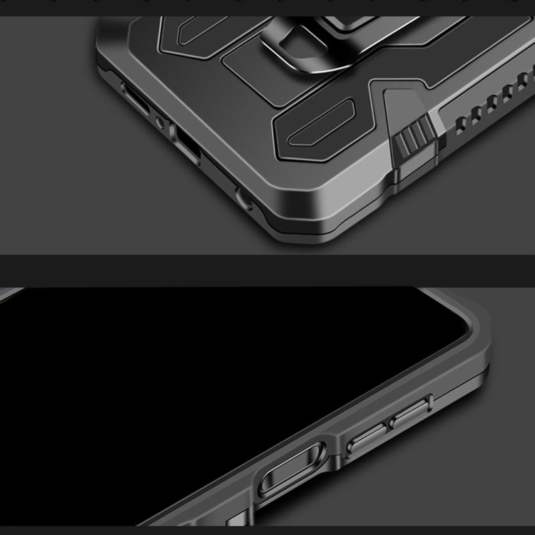 For Huawei Y9a Armor Warrior Shockproof PC + TPU Protective Case(Blue) - free shipping - PMC TechLife - Order now!