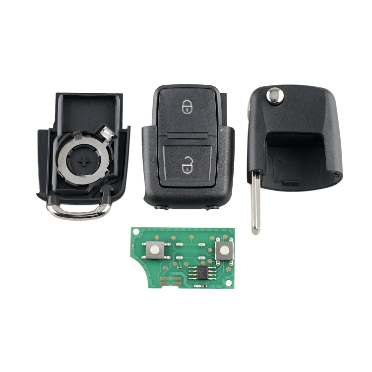 Car Key 1J0959753AG 48 Chip 434 Frequency for Volkswagen 2-button - Remote Car Key by PMC TechLife | Online Shopping South Africa | PMC TechLife