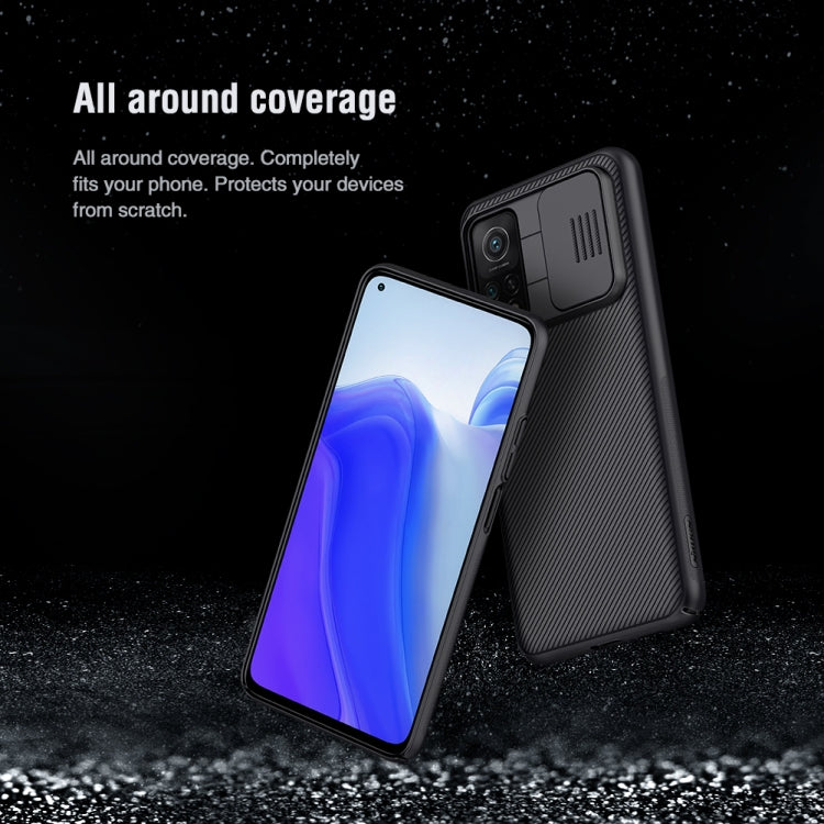 For Xiaomi 10T 5G / 10T Pro 5G / K30s NILLKIN Black Mirror Series PC Camshield Full Coverage Dust-proof Scratch Resistant Phone Case(Black) - Xiaomi Cases by NILLKIN | Online Shopping South Africa | PMC Jewellery