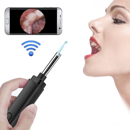 H02006 WiFi Smart Visual Ear Pick HD Digital Mouth Nose Ear Endoscope (Black) - Ear Care Tools by PMC Jewellery | Online Shopping South Africa | PMC Jewellery