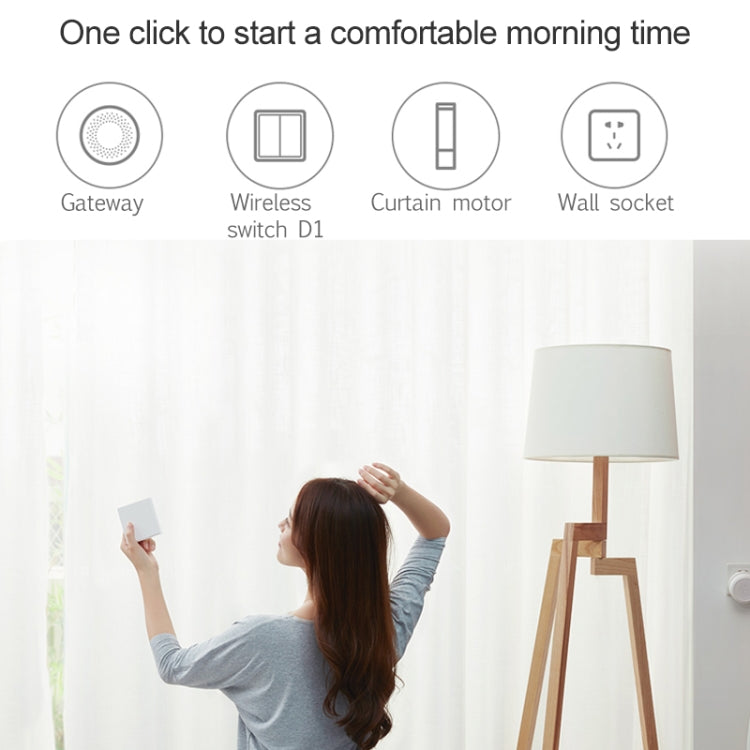 Original Xiaomi Youpin Aqara Smart Light Control One Key Wall-mounted Wireless Switch D1(White) - Smart Switch by WK | Online Shopping South Africa | PMC Jewellery