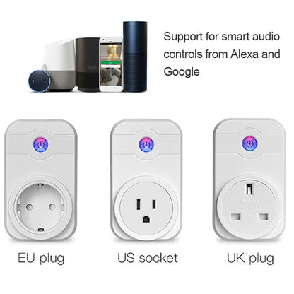 SWA1 10A Home Automation Wireless Smart WiFi Socket, Support Smartphone Remote Control & Timing Switch & Alexa & Google Home - Smart Socket by PMC Jewellery | Online Shopping South Africa | PMC Jewellery