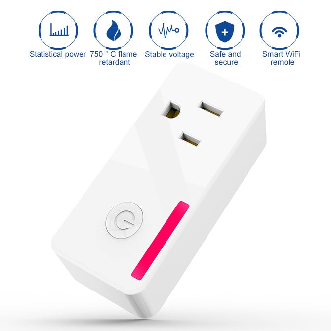 SA-004 10A EWeLink APP Remote Timing WiFi Smart Socket Works with Alexa and Google Home, US Plug - Smart Socket by PMC Jewellery | Online Shopping South Africa | PMC Jewellery