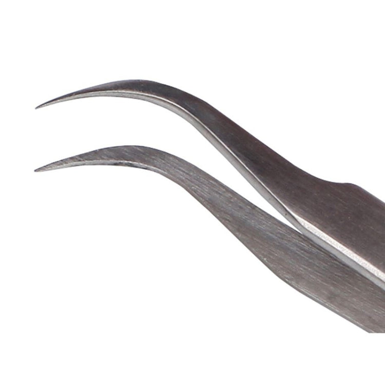 BEST BST-15L Brushed stainless steel tweezers - Tweezers by BEST | Online Shopping South Africa | PMC Jewellery