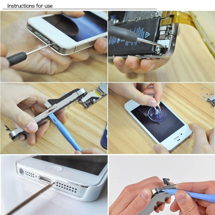 9 in 1 Professional Screwdriver Repair Open Tool Kit for iPhone 6 & 6s / iPhone 5 & 5S - Tool Kits by PMC TechLife | Online Shopping South Africa | PMC TechLife