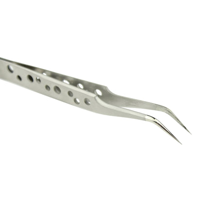 JIAFA JF-602 High-strength Curved Tip Tweezers(Silver) - Tweezers by JIAFA | Online Shopping South Africa | PMC Jewellery