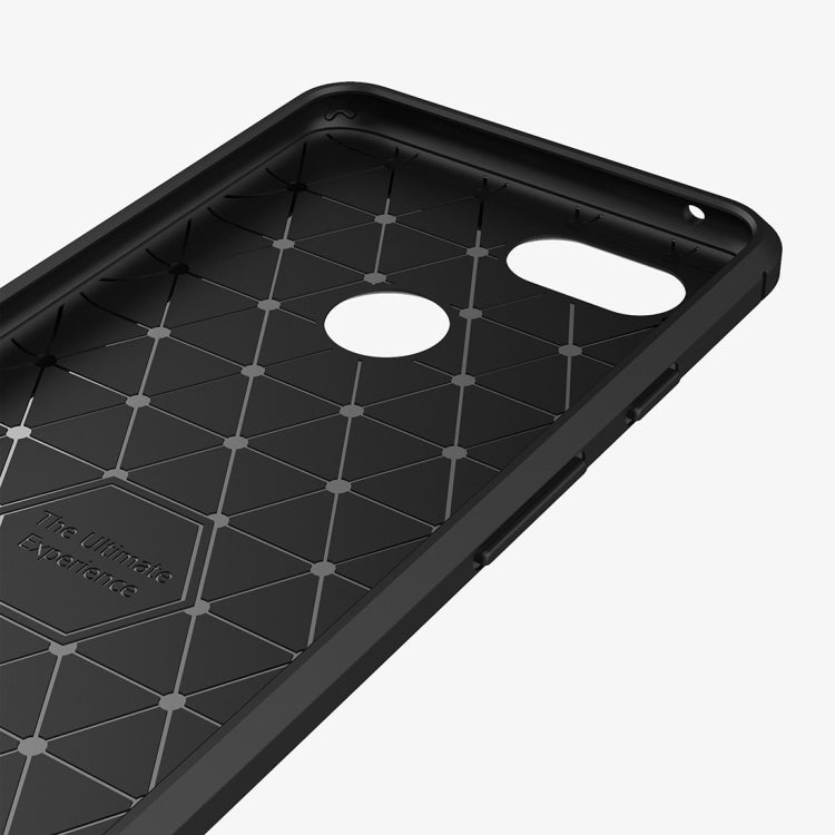 Brushed Texture Carbon Fiber Shockproof TPU Case for Google Pixel 3(Black) - Google Cases by PMC TechLife | Online Shopping South Africa | PMC TechLife | Buy Now Pay Later Mobicred