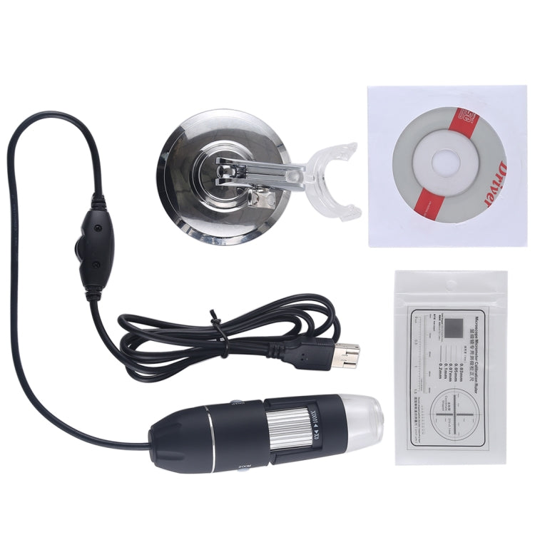 USB Magnifier HD 0.3MP Image Sensor 2560x1920P USB Digital Microscope with 8 LED & Professional Stand - free shipping - PMC TechLife - Order now!