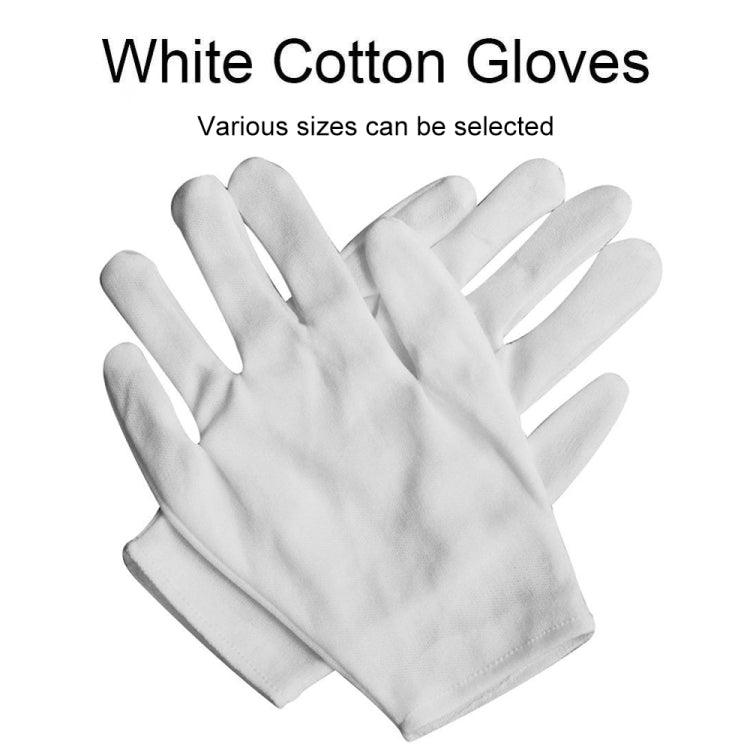 12 Pairs Pure Cotton Working Gloves, Thin Section - free shipping - PMC TechLife - Order now!