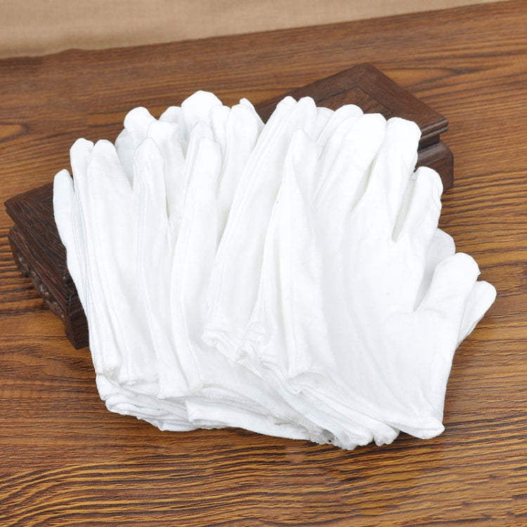 12 Pairs Pure Cotton Working Gloves, Thin Section - free shipping - PMC TechLife - Order now!