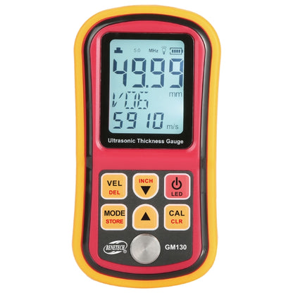 BENETECH GM130 Ultrasonic Thickness Meter Tester Gauge, Measure Range: 1.00~300.0mm - Coating Thickness Gauge by BENETECH | Online Shopping South Africa | PMC Jewellery | Buy Now Pay Later Mobicred