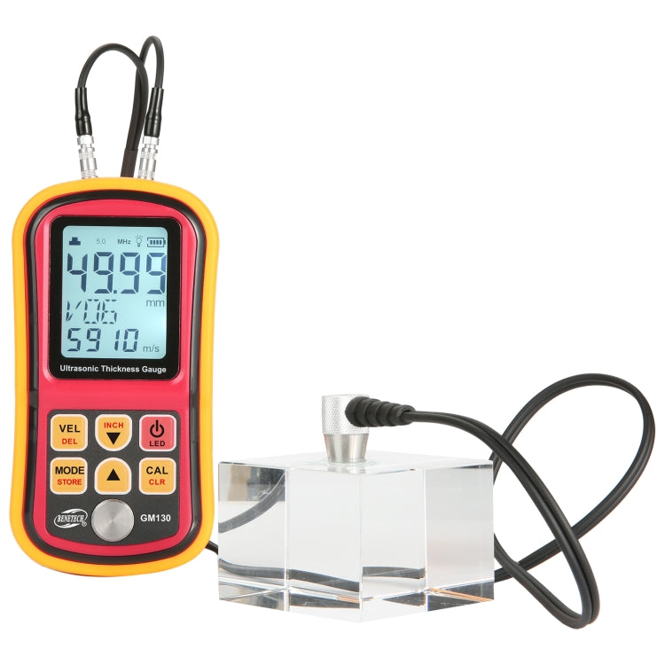 BENETECH GM130 Ultrasonic Thickness Meter Tester Gauge, Measure Range: 1.00~300.0mm - Coating Thickness Gauge by BENETECH | Online Shopping South Africa | PMC Jewellery | Buy Now Pay Later Mobicred