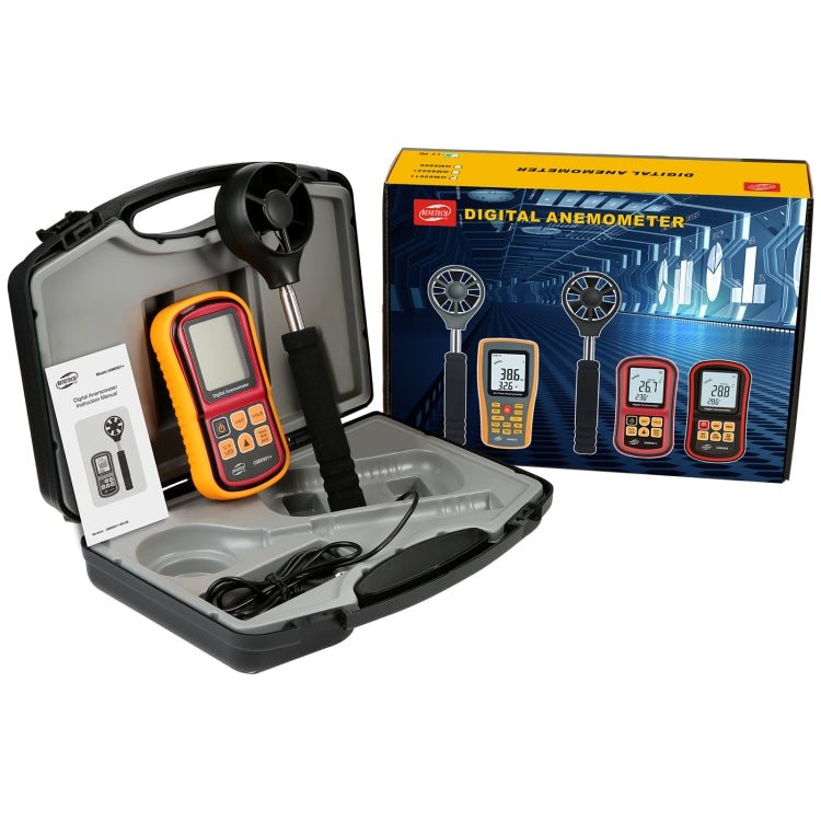 BENETECH GM8901+ High Accuracy Anemometer Wind Speed Gauge Temperature Measure Digital LCD Display Meter Measuring Tool - free shipping - PMC TechLife - Order now!