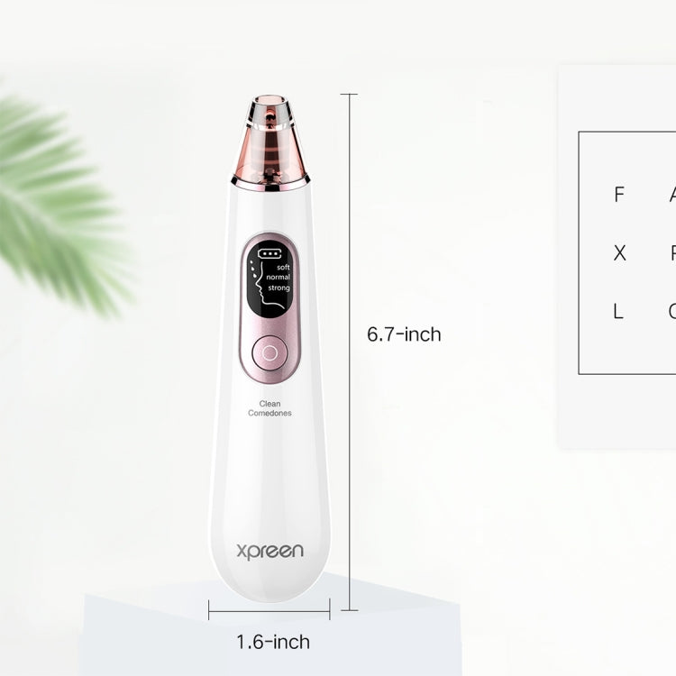 Xpreen Rechargeable Pore Cleanser Home Facial Beauty Device with LED Screen & 4 Probes - Cleanser by Xpreen | Online Shopping South Africa | PMC Jewellery