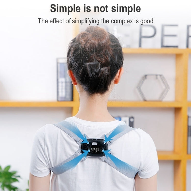 Smart Posture Corrector Adult Child Intelligent Posture Reminder Posture Trainer(Grey) - Corrector by PMC Jewellery | Online Shopping South Africa | PMC Jewellery