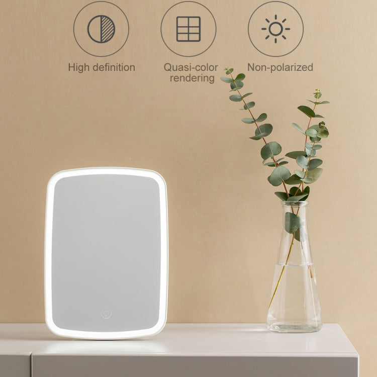 Original Xiaomi Youpin jordan&judy Single-sided Square Desktop LED Cosmetic Mirror - Mirror by Xiaomi | Online Shopping South Africa | PMC Jewellery | Buy Now Pay Later Mobicred