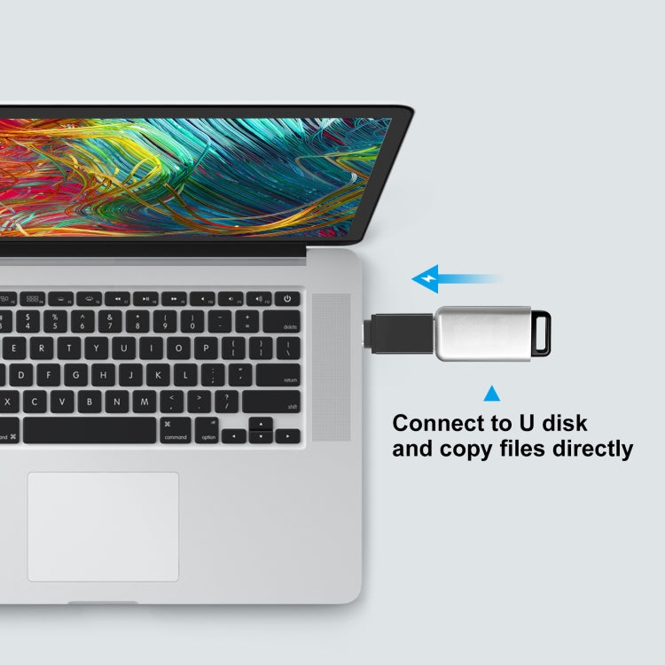 HAWEEL USB-C / Type-C Male to USB 3.0 Female OTG Data Transmission Adapter(Black) - free shipping - PMC TechLife - Order now!