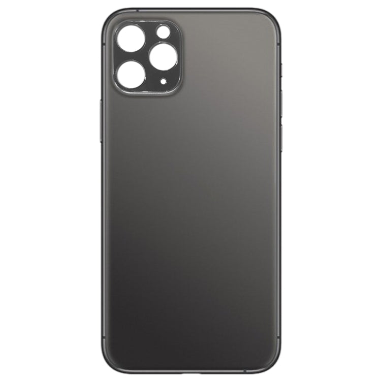 Glass Battery Back Cover for iPhone 11 Pro Max(Black) - Back Cover by PMC Jewellery | Online Shopping South Africa | PMC Jewellery