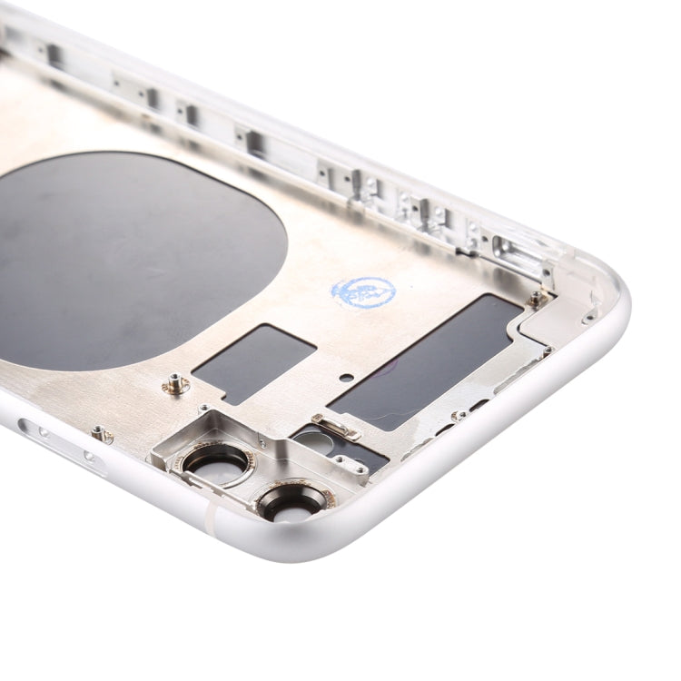 Back Housing Cover with SIM Card Tray & Side keys & Camera Lens for iPhone 11(White) - Back Cover by PMC TechLife | Online Shopping South Africa | PMC TechLife