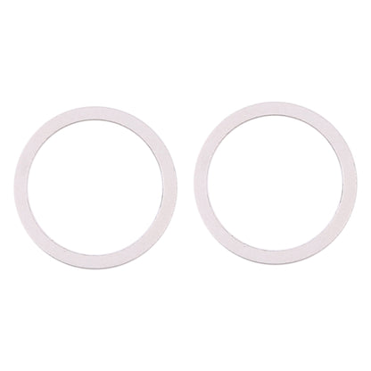 2 PCS Rear Camera Glass Lens Metal Protector Hoop Ring for iPhone 12(White) - Camera Series by PMC Jewellery | Online Shopping South Africa | PMC Jewellery