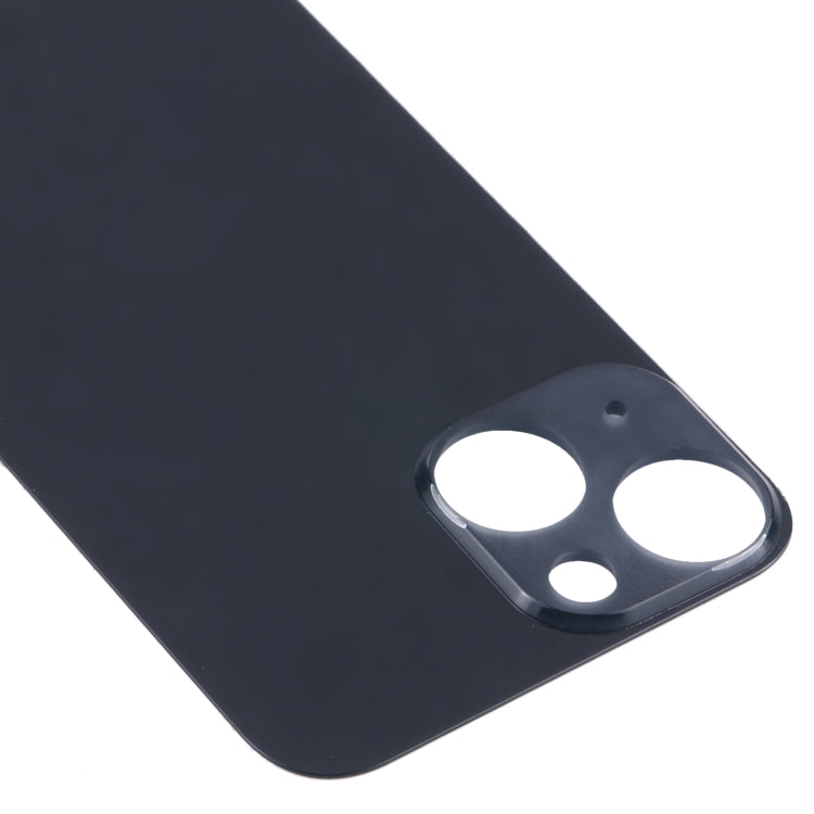 Easy Replacement Big Camera Hole Glass Back Battery Cover for iPhone 13 mini(Black) - Back Cover by PMC TechLife | Online Shopping South Africa | PMC TechLife | Buy Now Pay Later Mobicred
