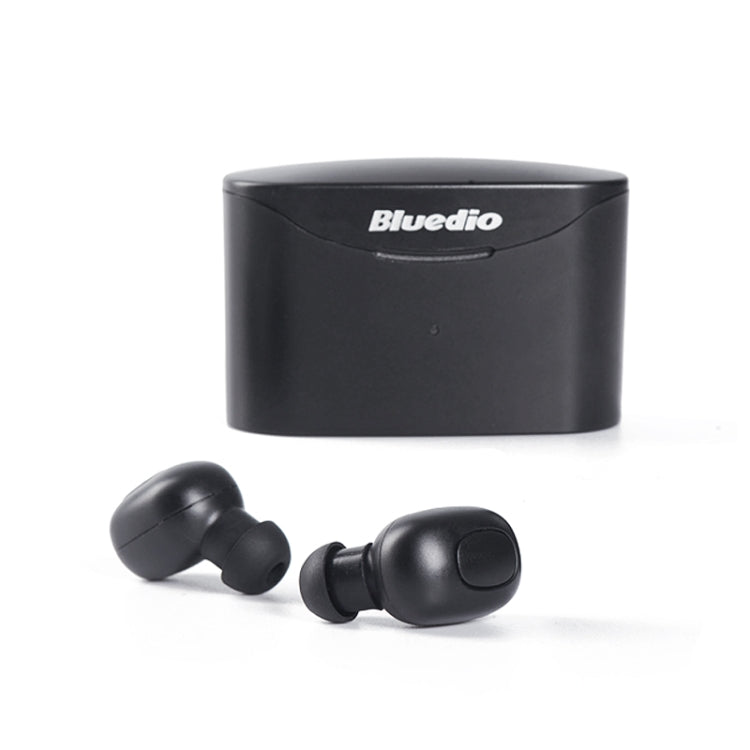 Bluedio TWS T-elf Bluetooth Version 5.0 In-Ear Bluetooth Headset with Headphone Charging Cabin(Black) - TWS Earphone by Bluedio | Online Shopping South Africa | PMC Jewellery