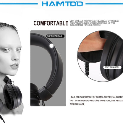 HAMTOD V6800 Dual 3.5mm + USB Interface Wired Gaming Headset, Cable Length: 2.1m - Multimedia Headset by HAMTOD | Online Shopping South Africa | PMC Jewellery