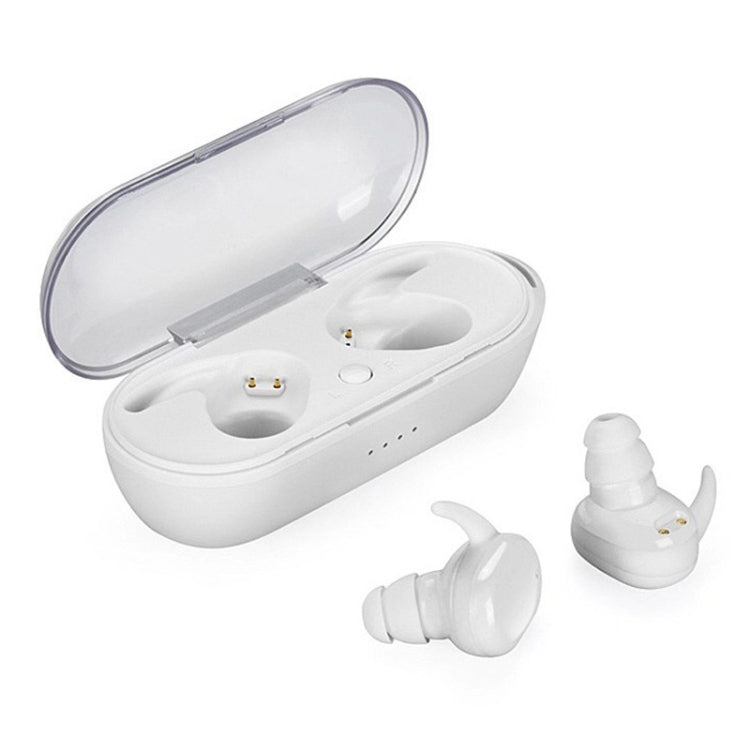 TWS-4 IPX5 Waterproof Bluetooth 5.0 Touch Wireless Bluetooth Earphone with Charging Box, Support HD Call & Voice Prompts(White) - TWS Earphone by PMC Jewellery | Online Shopping South Africa | PMC Jewellery