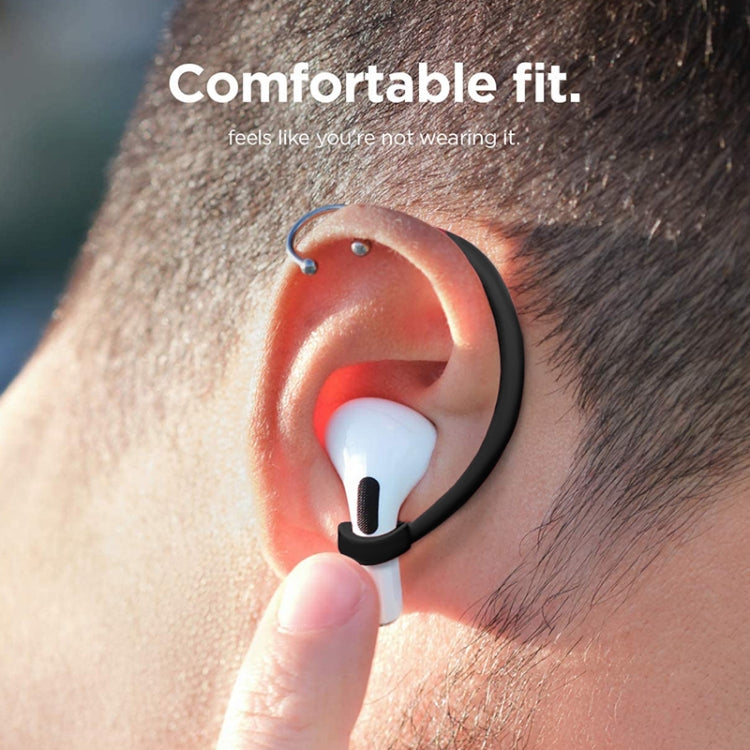 For AirPods 1 / 2 / Pro Anti-lost Silicone Earphone Ear-hook(Black) - Anti-lost & Holder by PMC TechLife | Online Shopping South Africa | PMC TechLife