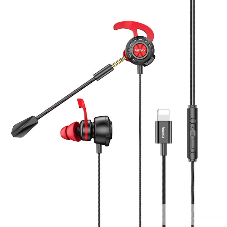 REMAX RM-750 8PIN Interface Gaming Earphone - Normal Style Earphone by REMAX | Online Shopping South Africa | PMC TechLife | Buy Now Pay Later Mobicred