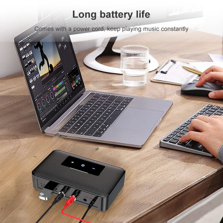 NFC BT19 Bluetooth 5.0 Receiver Transmitter Headset Car Audio Player - Audio Receiver Transmitter by PMC TechLife | Online Shopping South Africa | PMC TechLife