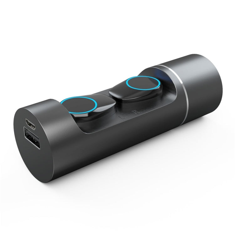 JAKCOM TWS Bluetooth 5.0 Multi-function Waterproof Wireless Bluetooth Headset(Black) - TWS Earphone by JAKCOM | Online Shopping South Africa | PMC TechLife | Buy Now Pay Later Mobicred