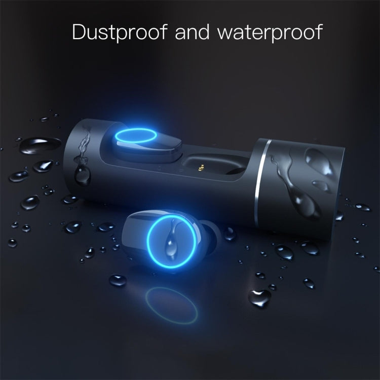 JAKCOM TWS Bluetooth 5.0 Multi-function Waterproof Wireless Bluetooth Headset(Black) - TWS Earphone by JAKCOM | Online Shopping South Africa | PMC TechLife | Buy Now Pay Later Mobicred