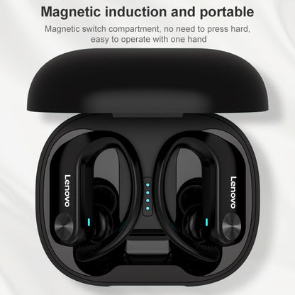 Original Lenovo LivePods LP7 IPX5 Waterproof Ear-mounted Bluetooth Earphone with Magnetic Charging Box & LED Battery Display, Support for Calls & Automatic Pairing(White) - Bluetooth Earphone by Lenovo | Online Shopping South Africa | PMC Jewellery