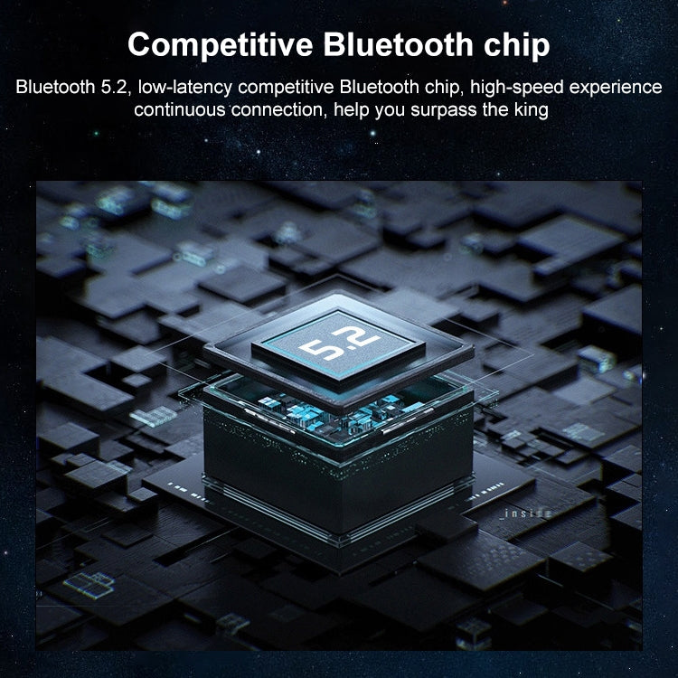 TWS-A10 Wireless Bluetooth Earphone with Charging Compartment(Black) - Bluetooth Earphone by PMC TechLife | Online Shopping South Africa | PMC TechLife