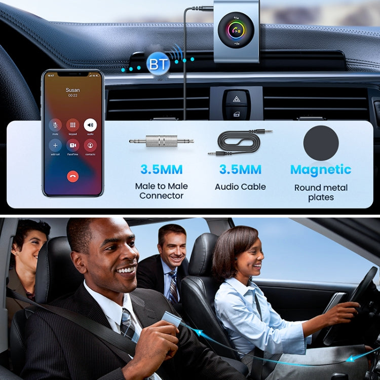 JOYROOM JR-CB1 Car Bluetooth Wireless Receiver (Dark Gray) - Audio Receiver Transmitter by JOYROOM | Online Shopping South Africa | PMC Jewellery