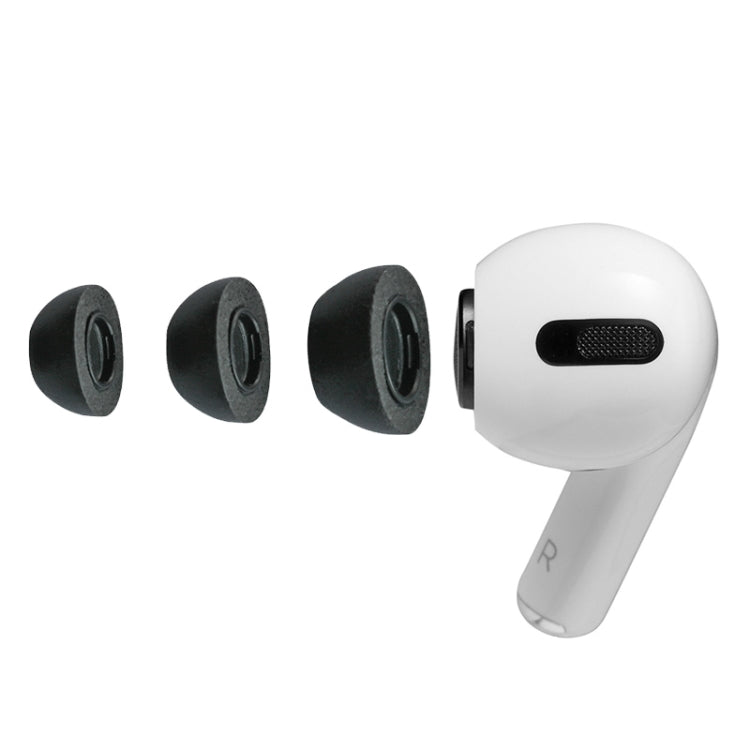 ZS0164 Slow Rebound Foam Earmuffs for AirPods Pro, Size: M (Black) - Anti-dust & Ear Caps by PMC TechLife | Online Shopping South Africa | PMC TechLife