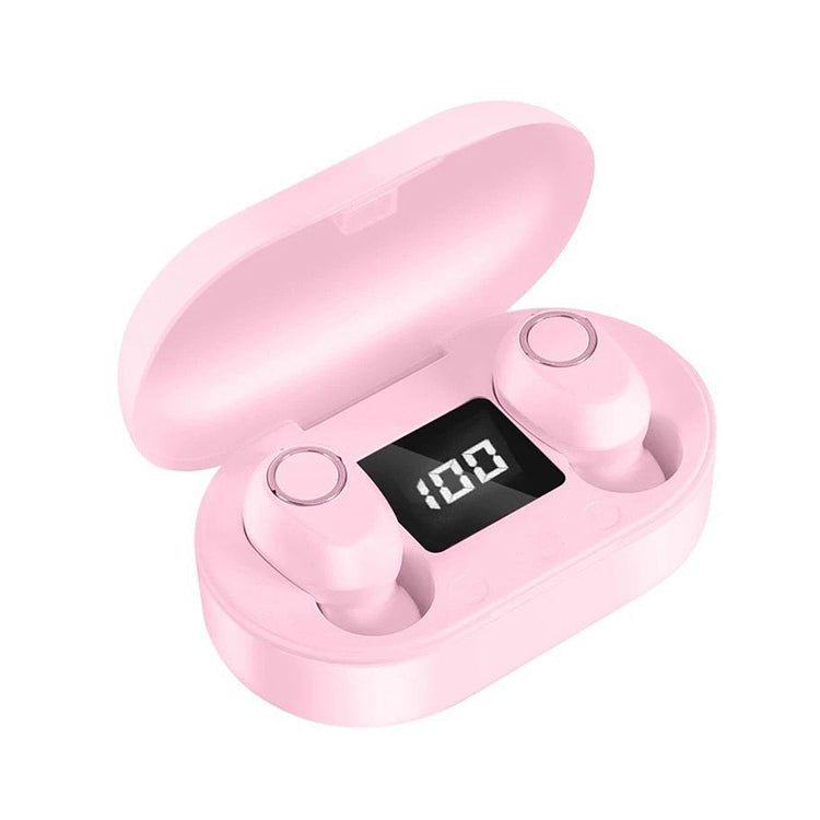 DT-13 Wireless Two Ear Bluetooth Headset Supports Touch & Smart Magnetic Charging(Pink) - Bluetooth Earphone by PMC TechLife | Online Shopping South Africa | PMC TechLife