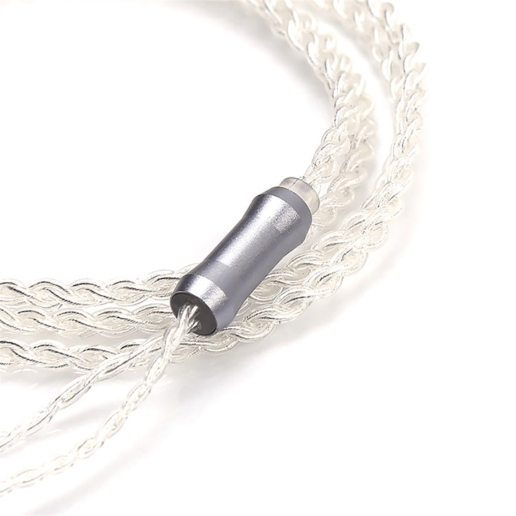 TRN Silver Plated Upgrade Cable Headphones Cable with A2DC Connection for TRN V10 V20 Earphone - Cable & Splitter by TRN | Online Shopping South Africa | PMC TechLife | Buy Now Pay Later Mobicred