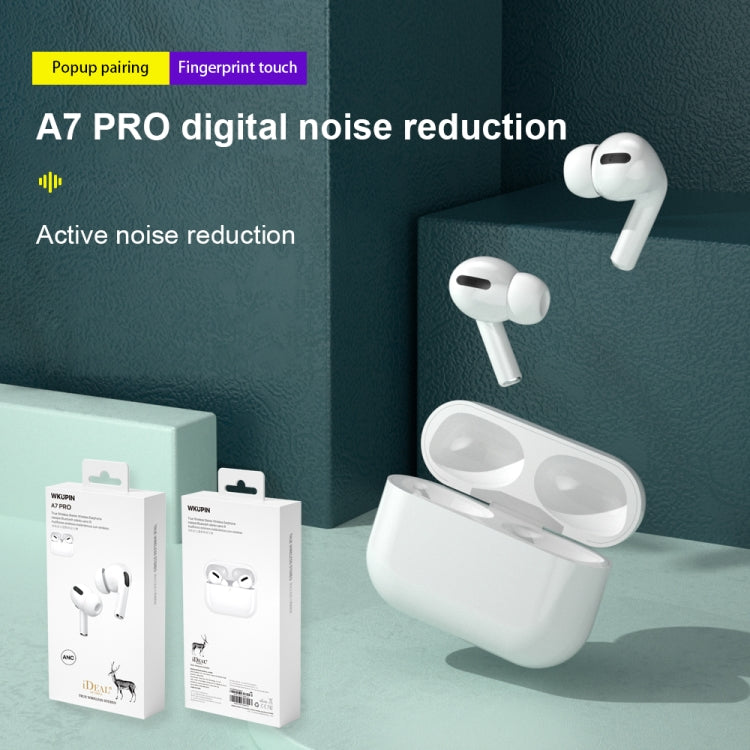 WK A7 Pro iDeal Series Bluetooth 5.0 TWS ANC True Wireless Stereo Bluetooth Earphone - TWS Earphone by WK | Online Shopping South Africa | PMC Jewellery